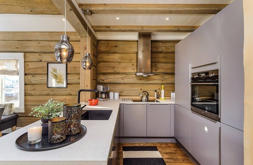 Sjusjoen Casa | Increíble casa en Sjusjøen con sauna