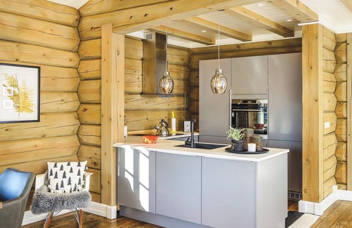Sjusjoen Casa | Increíble casa en Sjusjøen con sauna