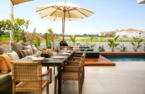 Pernera Villa | Amazing Protaras Villa Villa Lubbock 3 Bedrooms Private Outdoor Pool And Hot Tub Furnished Sun Terrace Shaded Furnished Terrace Bbq