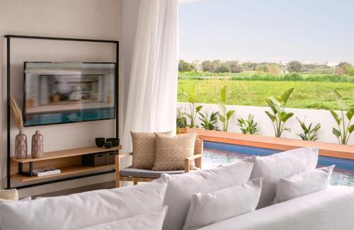 Pernera Villa | Amazing Protaras Villa Villa Lubbock 3 Bedrooms Private Outdoor Pool And Hot Tub Furnished Sun Terrace Shaded Furnished Terrace Bbq
