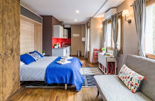 Navacerrada Apartamento | Espectacular estudio con A/C (frio y calor) e internet localizado en el centro de Navacerrada!