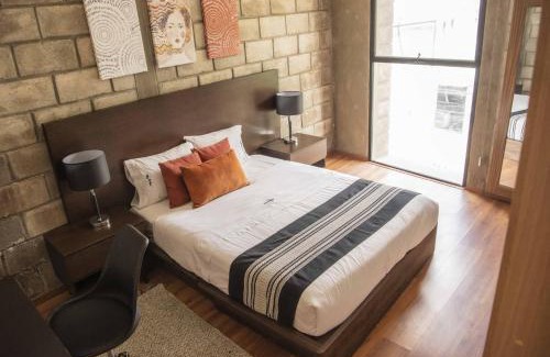 Downtown Guadalajara Apartamento | Amazing View Loft wGym Coworking 2 BD Tribu Colon 301