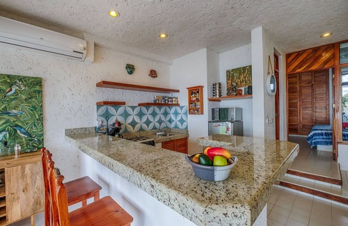 Akumal Condominio | Increíble vista frente al mar con 2 piscinas, limpieza diaria