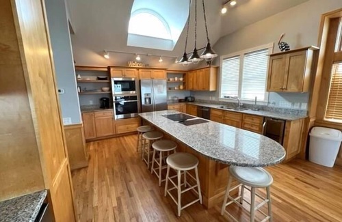 Buck Island Casa | Frente al mar Ascensor, piscina privada, jacuzzi, sala de juegos, tenis, admite mascotas, BI38