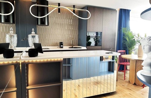 Ruzinov Apartamento | Ambient lounge with sundeck and free parking