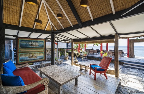 Purwakerti Cabina | Amed Lodge con vista al mar y lugar de buceo