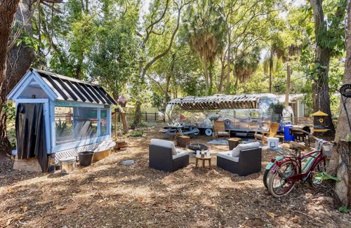 Ballast Point Casa | Amelia Airstream · Airstream Farm Stay Evolved Retreat Experience