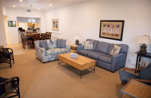Fernandina Beach Condominio | Amelia Island Plantation Condominio en planta baja frente al mar con equipo de playa!