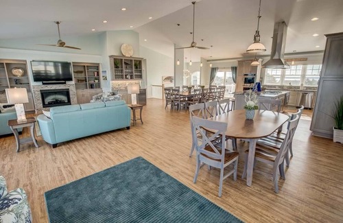 Sandbridge Casa | Sueño americano | Frente al mar | Se aceptan perros, Piscina privada, Bañera de hidromasaje