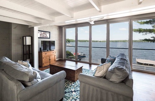 Amesbury Casa | Amesbury: Lake Front Dream Vacation, Private Dock