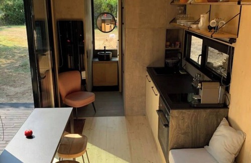 Le Garn Cabaña | Aminimas Eco-gîte -tiny House Avec Piscine
