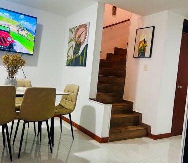 Pereira Casa | Amplia y cómoda 4 hab 6 camas doble parqueo