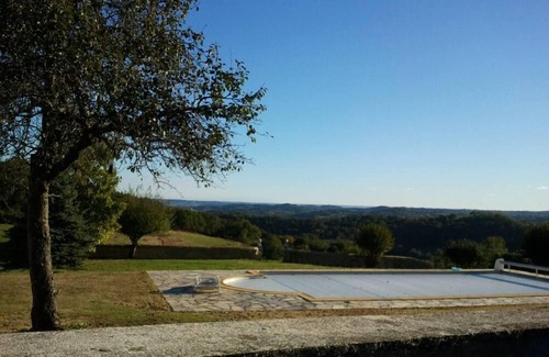 Lucq-de-Bearn Casa | Gran mansion de campo renovada con piscine y vista magnifica sobre los Pirineos