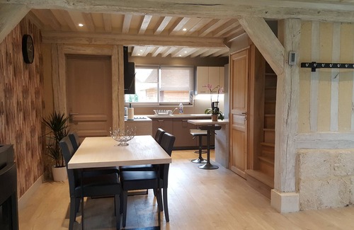 Coudray-Rabut Cabaña | UNA CASA INDEPENDIENTE PARA 4 PERSONAS EN PONT L'EVEQUE, ENTRE HONFLEUR Y DEAUVILLE
