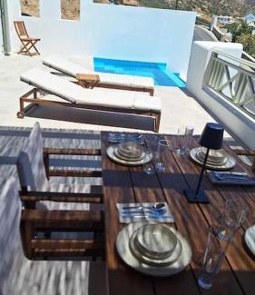 Ios Casa | Anemone III house w Private Pool 5 minute from beach