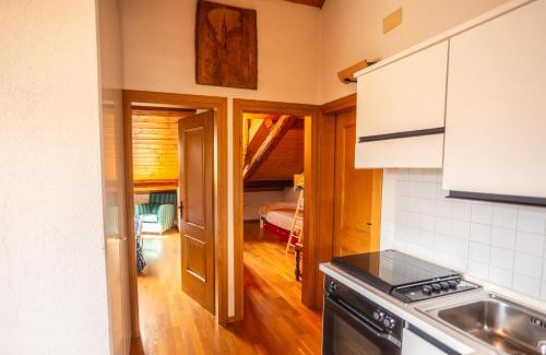 Fiera di Primiero Apartamento | Antica Rosa - Mansarda vista montagna con posto auto scoperto