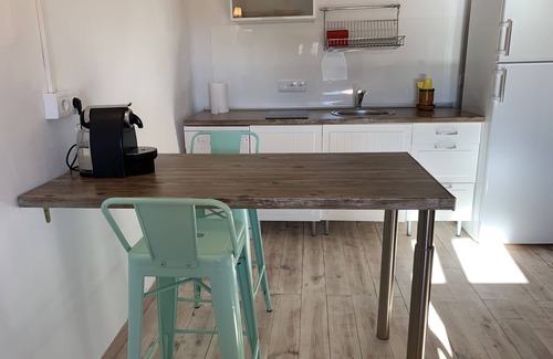 Zafra de Zancara Cabaña | Antigua Casa de Pedro Chicote (Apartamento Suite A vista de Pájaro) para 2/3pers