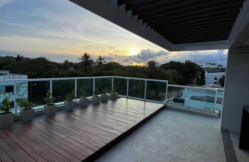 Costa do Cacau Apartamento | Apê de 3/4 na Beira da Praia