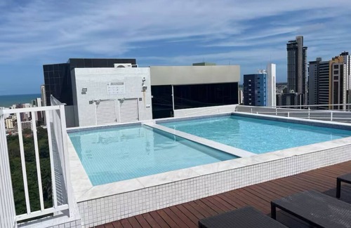 Jardim Rosas Apartamento | Ap 1502 4 min walk to Busto in Tambau. Well located next to Cabo Branco