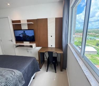 Dom Expedito Apartamento | AP completo próx ao Shopping com piscina, garagem e ar
