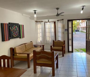 Taperapua Beach Apartamento | AP28 com 2 suítes para até 8 pessoas, pertinho da Praia de Taperapuã, apenas 3 minutos a pé