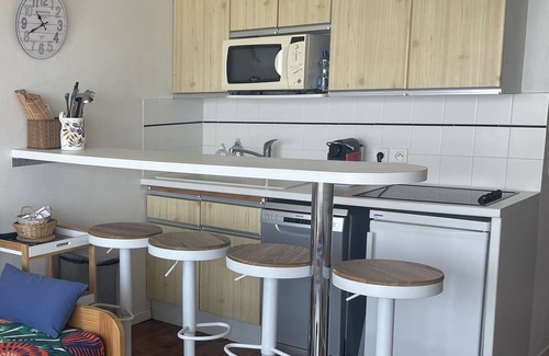 Biarritz Apartamento | Apartamento Victoria Surf 4 personas 2 * piscina balcón vista al mar impresionante playa a 20m