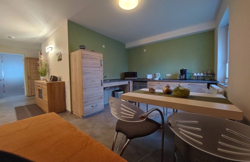 Schmiedefeld am Rennsteig Apartamento | Apartamento '1 Barrierefrei' con jardín compartido, balcón y Wi-Fi