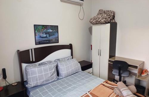 Santo Angelo Apartamento | Apart próximo a Unimed, Catedral e HSA de 2 quartos com 2 Ar, mini-Academia e garagem no Centro-sul