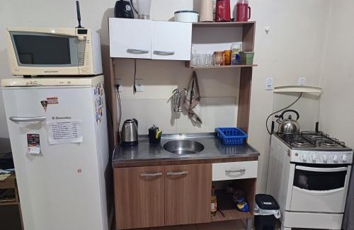 Santo Angelo Apartamento | Apart próximo a Unimed, Catedral e HSA de 2 quartos com 2 Ar, mini-Academia e garagem no Centro-sul