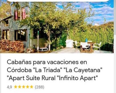 Rio Ceballos Apartamento | Apart Suite Rural, hidromasajes doble, pileta, Grupo Cabaña La Triada