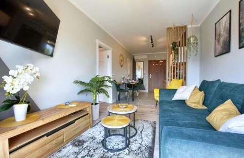 Szklarska Poreba Apartamento | Apartament AREKA A16 Green Resort - klimatyzacja, basen, sauny, jacuzzi, siłownia