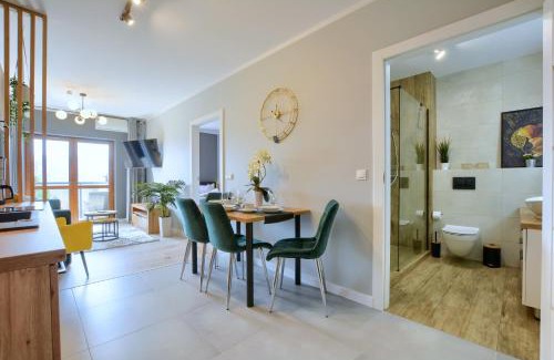 Szklarska Poreba Apartamento | Apartament AREKA A16 Green Resort - klimatyzacja, basen, sauny, jacuzzi, siłownia