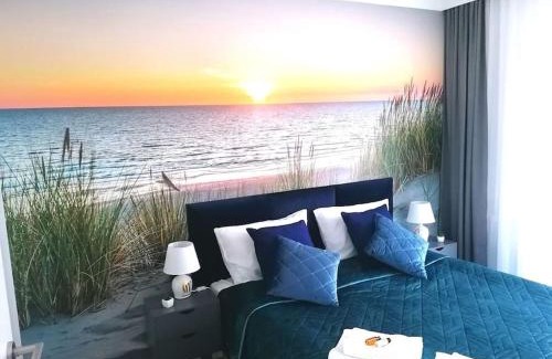 Trzesacz Apartamento | Apartament Bella Baltic tuż przy plaży widok morze