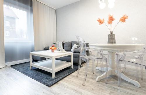 Chebzie Apartamento | Apartament BIANCO w sercu Śląska