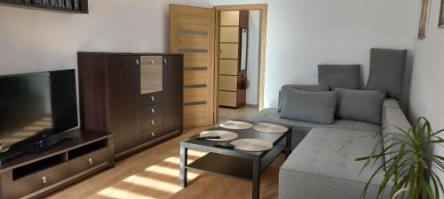 Siemianowice Slaskie Apartamento | Apartament JUKI, obok Katowice Wynajem na doby, krótkoterminowy, 2 pokoje balkon, 50m2,- po kapitalnym remoncie 2-ga sypialnia jest częścią salonu blisko Centrum Leczenia Oparzeń 2,5 km