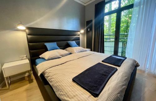 Serock Apartamento | Apartament Navy Blue z tarasem