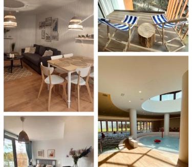Pobierowo Apartamento | Apartament Pinea 410 Pobierowo przy plaży bezpłatny dostęp do basenu i saun 100m od głównej promenady, bezpłatny strzeżony parking!