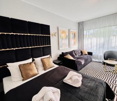 West Pomeranian Voivodeship Apartamento | Apartament Solny Resort A032 z klimatyzacją i ogrodem