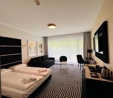 West Pomeranian Voivodeship Apartamento | Apartament Solny Resort A032 z klimatyzacją i ogrodem