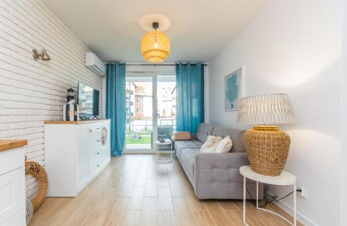 Sztutowo Apartamento | Apartament Turkus z basenem