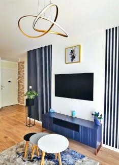 Dzielnica Uzdrowiskowa Apartamento | Apartament Whiteblue Kołobrzeg z dużym ogródkiem - 100 m od plaży! Whiteblue Kolberg Apartment mit großem Garten - 100 m vom Strand entfernt! Whiteblue Kołobrzeg Apartmán s velkou zahradou - 100 m od pláže!