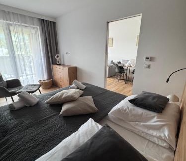 Krynica-Zdroj Apartamento | "Apartament z widokiem Cicha 14B" - Centrum, garaż podziemny