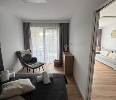 Krynica-Zdroj Apartamento | "Apartament z widokiem Cicha 14B" - Centrum, garaż podziemny