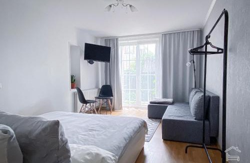 Birzai Apartamento | Apartamentai Biržuose, double bedroom and single bedroom Apartments