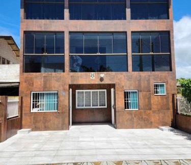 Passo de Torres Apartamento | Apartamento-3 pé na areia, churrasqueira, acesso a lagoa, vista para rio, Torres e serra gaúcha