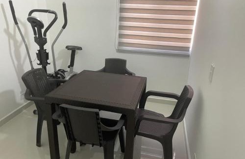 Neiva Apartamento | Apartamento Amoblado primer piso, 2 habitaciones, aire acondicionado, conjunto residencial GOYA