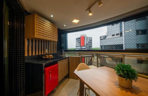 Caminho das Arvores Apartamento | Apartamento ao lado do Shopping Salvador, piscina, academia, garagem