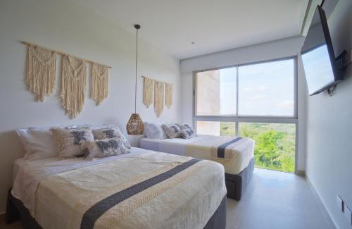 Zona Norte Apartamento | Apartamento con laguna de aguas cristalinas