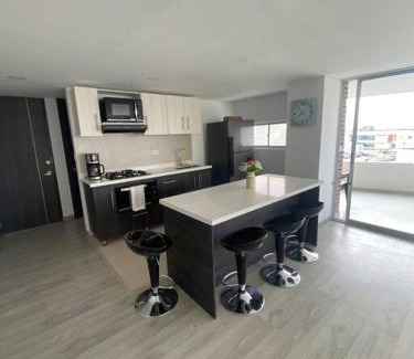 Paipa Apartamento | Apartamento con vista al lago.