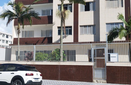 Aviacao Apartamento | Apartamento em Praia Grande com Vista Para Praia com Área de Lazer Completa